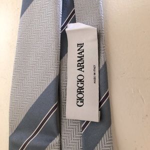 Giorgio Armani blue/gray Tie
